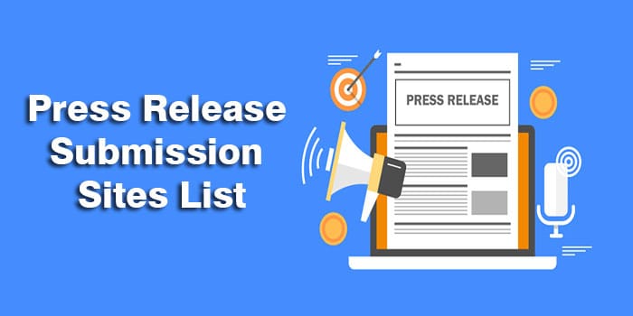 Free Press Release Submission Sites List 2025